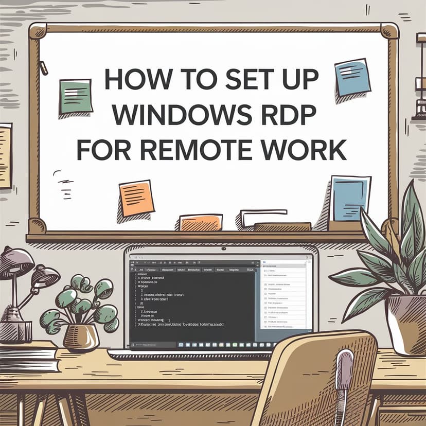 How to Set Up Windows RDP for Remote Work